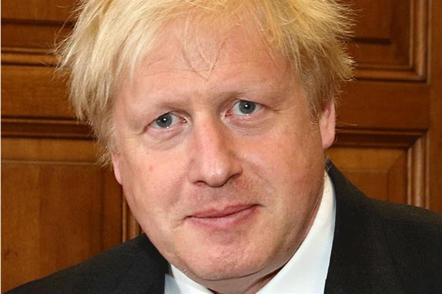 Prime minister Boris Johnson